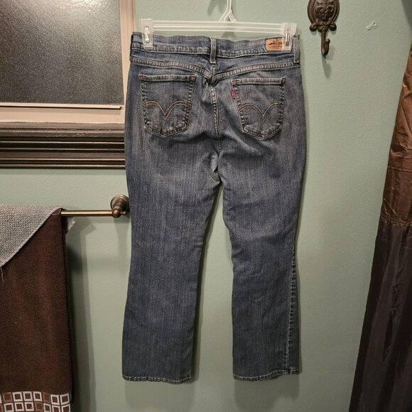 Levis 515 Boot Cut Mens Jeans Size 29 30 Long Levi Stonewashed - Picture 4 of 12